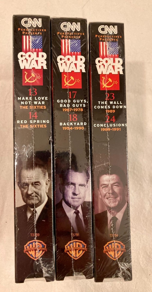 Vintage VHS Tapes: CNN Cold War Historical Documentaries