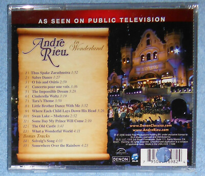 ANDRE RIEU - In Wonderland, Waltz King Of Europe, Bonus Tracks