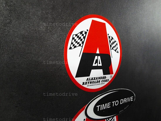 2x ARCO decals Alexander Reynolds Corp. stickers Mini Bike graphics Pick Size Foto 2 de 2