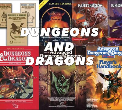 Dungeons & Dragons Various books and Settings