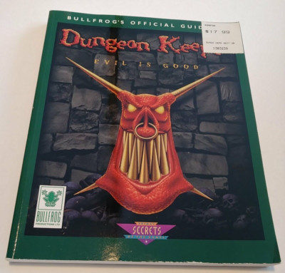 BULLFROG'S OFFICIAL GUIDE DUNGEON KEEPER EVIL IS GOOD Prima's SECRETS 1ST ED