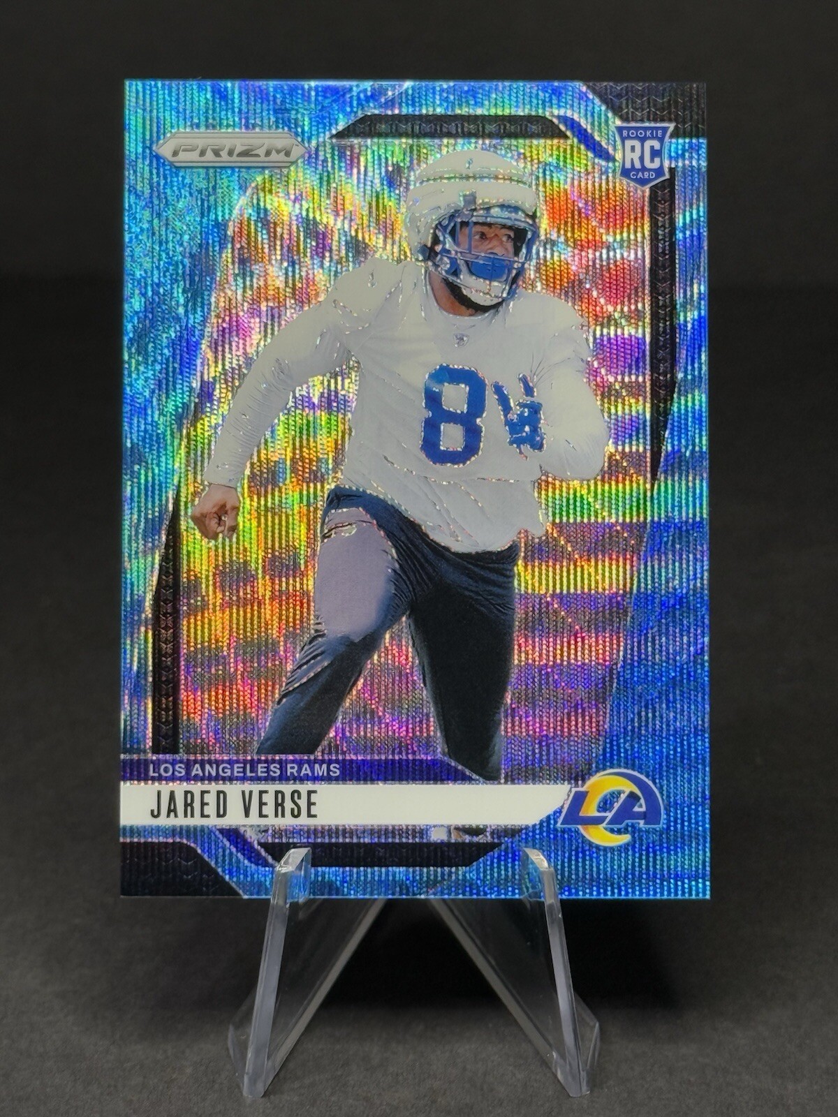 2024 Panini Prizm Football Jared Verse #341 RC Blue Wave 169/230
