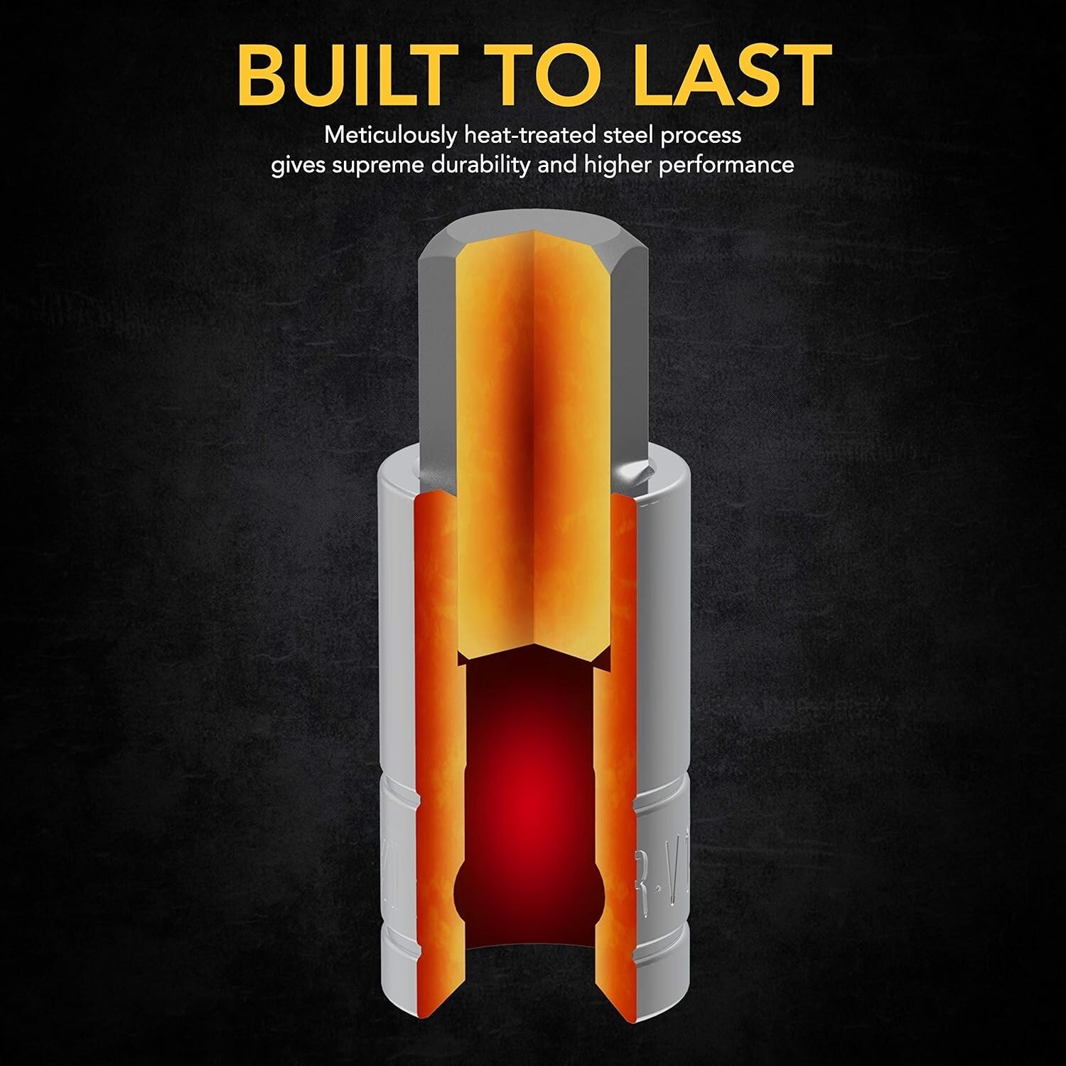 LEXIVON Master HEX Bit Socket Set,Premium S2 Alloy Steel Complete 32-Piece LX144