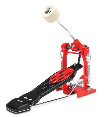 XDrum Fußmaschine Pedal Drums Bass Drum Kick Drum Single rot Bassdrum