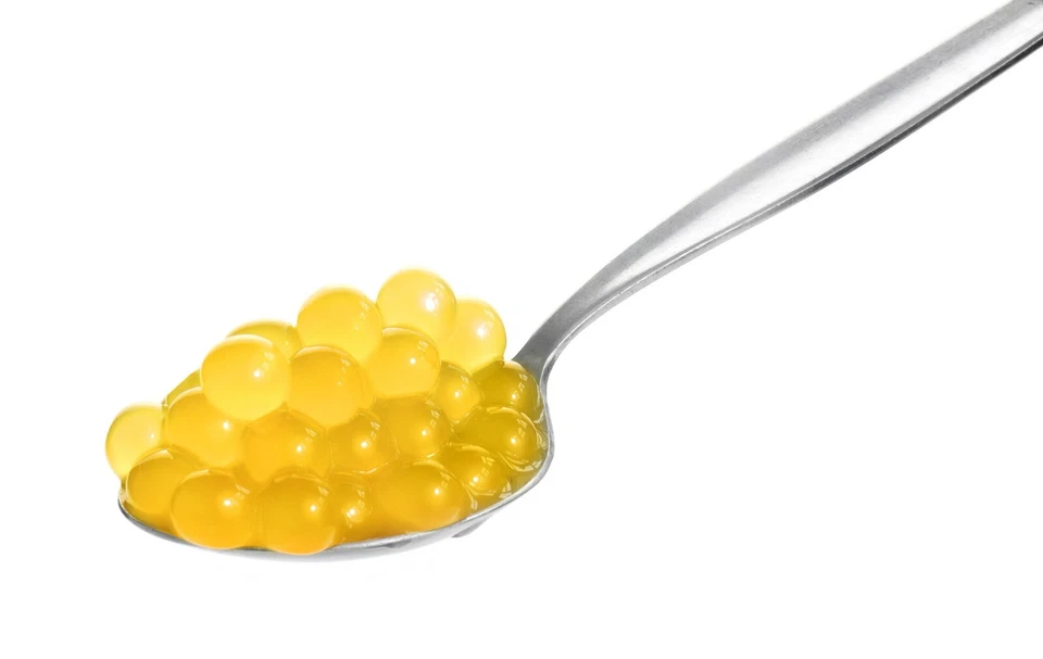 3x 1,3kg Bubble Tea Perlen Mango Erdbeere Blaubeere – Popping Boba Fruchtkugeln - Bild 4 von 4