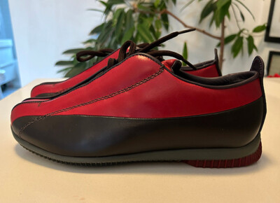 VINTAGE (NIB) RED PRADA PS1507 MEN'S US 8 / UNISEX BLACK RED