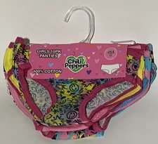 Chili Peppers Girls Kid 10 Pk Multicolor Briefs Panties Underwear Size 4 NEW