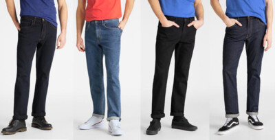 Lee Jeans Brooklyn Straight Größen: Weite 30-44 Länge 30-34 Farben: Blau/Schwarz