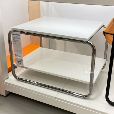 Ikea BAGGBODA Side table, light White , 28x19 5/8 Ikea BAGGBODA Side table, light White , 28x19 5/8
