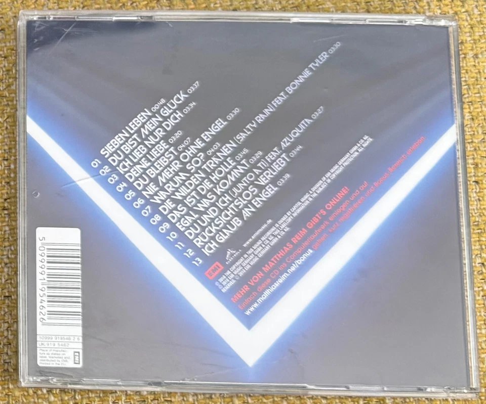 MATTIHAS REIM (feat BONNIE TYLER) - SIEBEN LEBEN (EU CD) - image 2 of 3