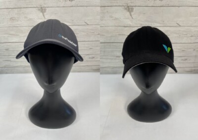 Lot of 2 - FlexFit Baseball Cap Size L-XL: 1 pcs - Dark Gray, 1 pcs - Black