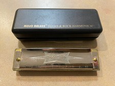 Mojo Deluxe Blues  Rock Harmonica with Case