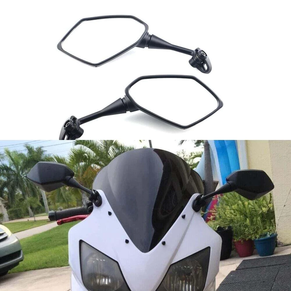 Espejo retrovisor carbono para motocicleta Honda CBR900RR CBR929RR CBR954RR 1998-2003 Foto 4 de 4