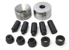 Big Self Centering Coin Ring Hole Punch Set, No Spacers 1/4" To 3/4"