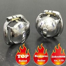 Stainless Steel Male Chastity Device Super Small Cage Men Metal Locking Belt