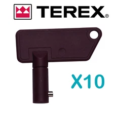 10x For MIitsubishi Terex Equipment Battery Isolator Disconnect Keys MS634212