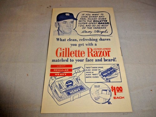 1957 American League Official Schedule Compliments of N.Y. Yankees - Picture 2 of 2