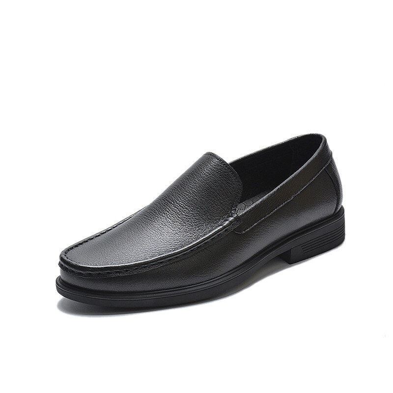 SAOLA Mocassini bassi slip on uomo nuovi business casual pelle vera pelle punta tonda