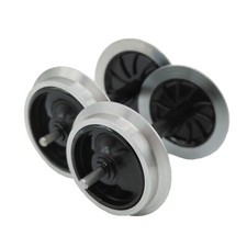2x Metall-Vollradsatz 31 mm Gartenbahn Spur G...