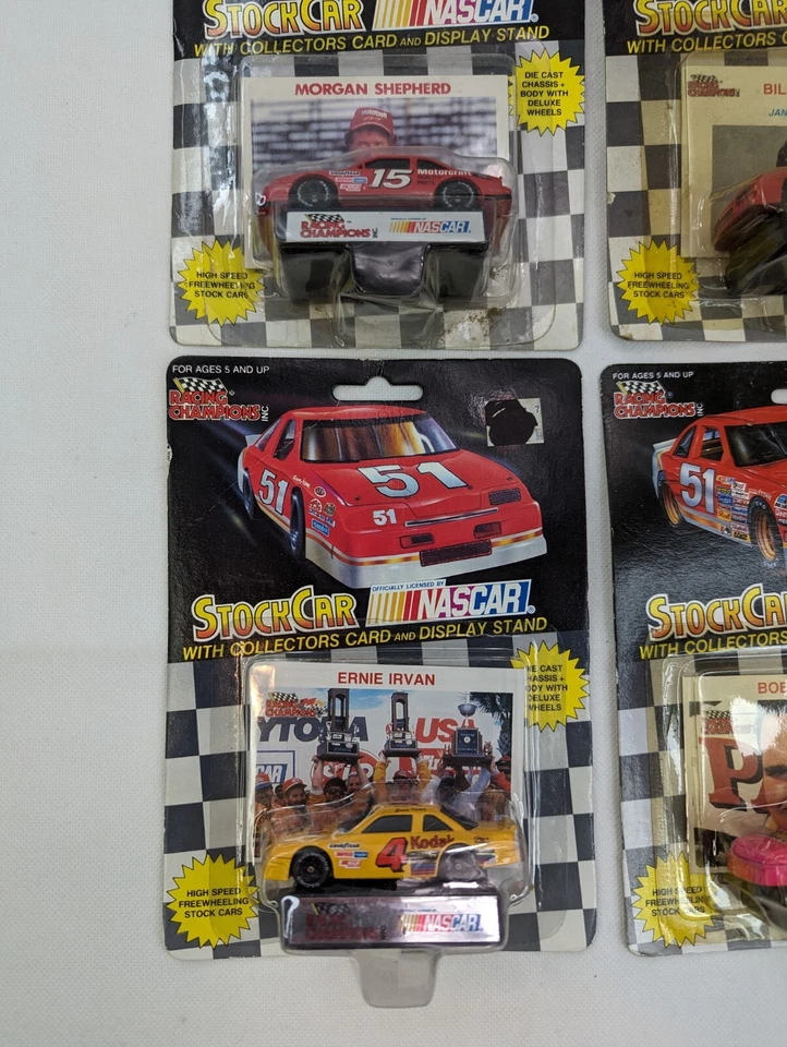 Racing Champions STOCK CAR Lote 11 Coches NASCAR 1/64 + Tarjetas Coleccionables, De Colección 1992 Foto 4 de 4