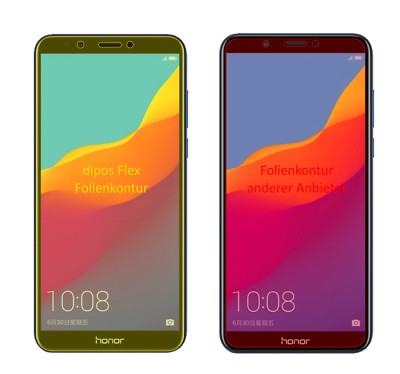 dipos I 2X Pellicola Protettiva Compatibile con Honor Tablet X7 8