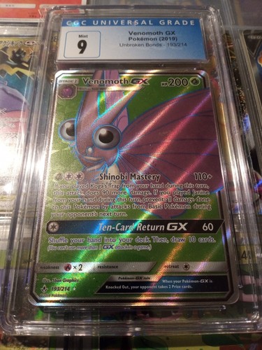 Venomoth-GX graded CGC 9 for sale on eBay