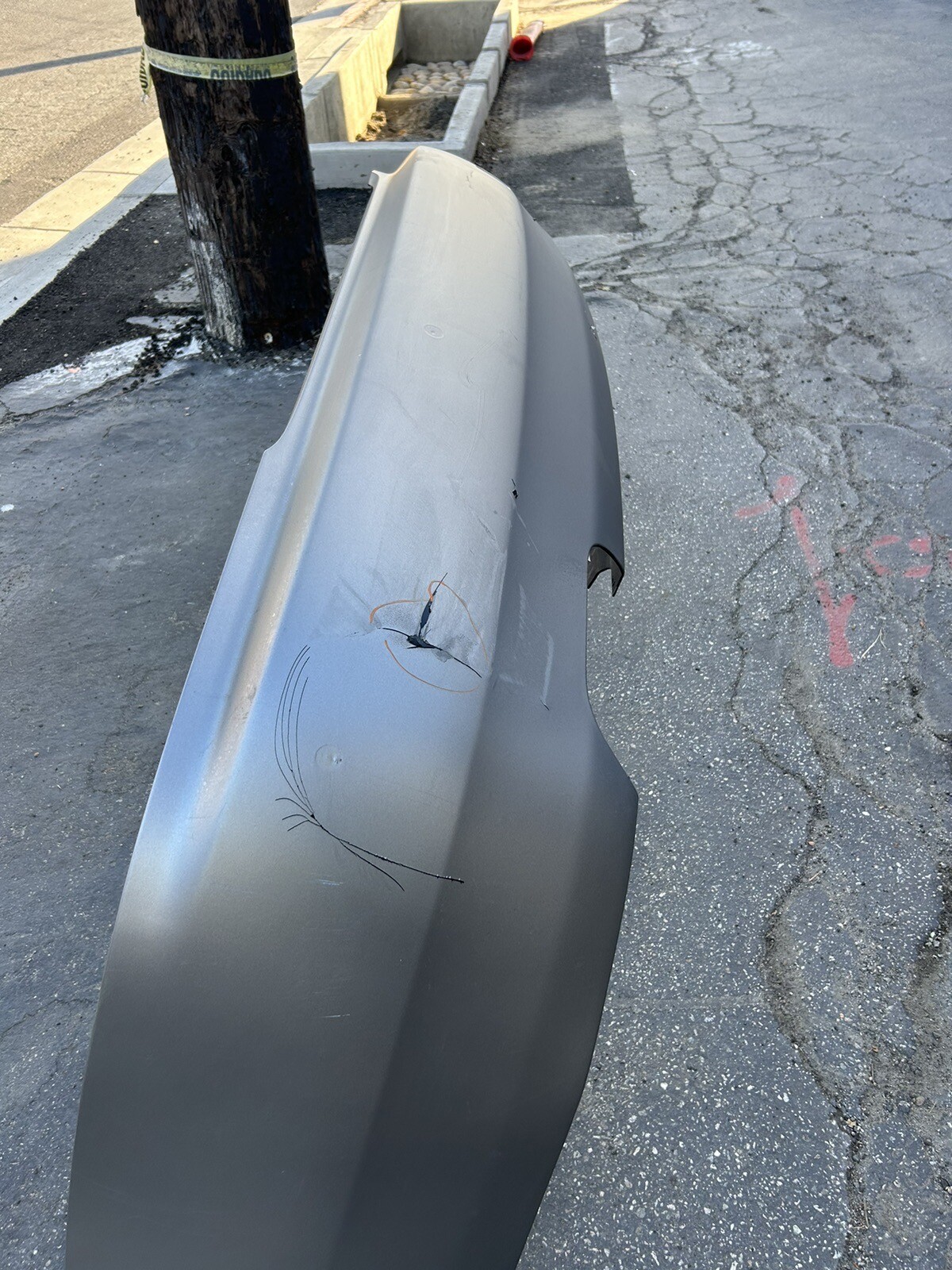 15-17 Rolls Royce Dawn RR6 Rear Bumper Cover 51127312232 OE W/ Sensor Opt.