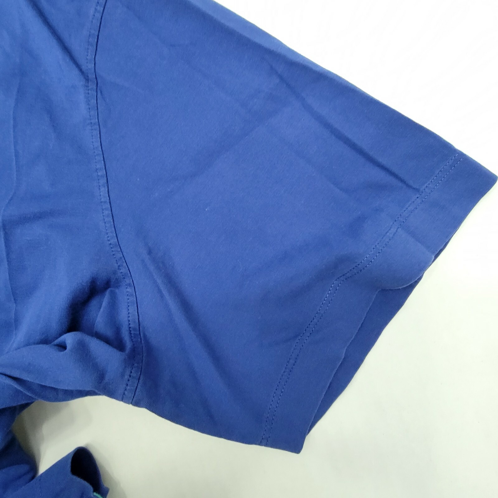 Robert Graham Polo Solid Blue 3 Button Short Slee… - image 6