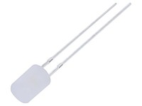 2X OSM5DK5GE2B Led 5Mm Warmweiß 750-1120Mcd 140° 30Ma 2,9-3,4V Front: Flach Opto