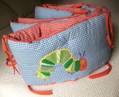 caterpillar cot bumper