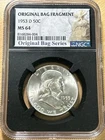 1953-D Franklin Half Dollar Silver NGC MS64