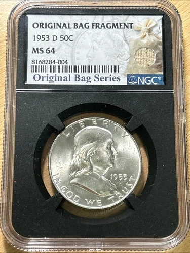 1953-D Franklin Half Dollar Silver NGC MS64