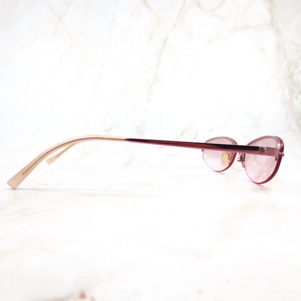 Очки солнцезащитные Anne Klein оправа AK6124 402S/62 женские розовое золото половина обода 51-16-135 - Изображение 3 из 4