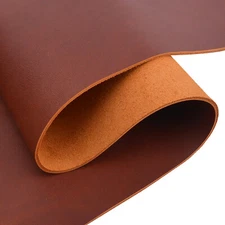 5/6 OZ Full Grain Leather Pieces Premium Genuine Cowhide Square Leathercrafts