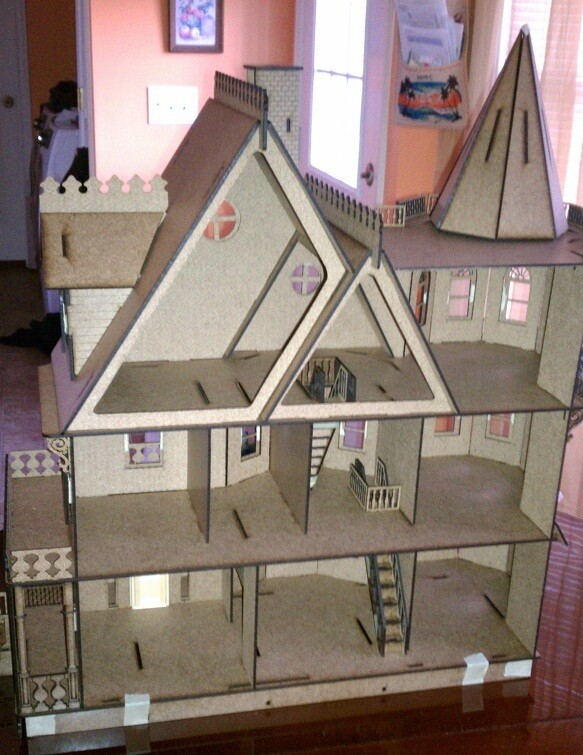 leon-gothic-victorian-1-24-scale-dollhouse-kit-ebay