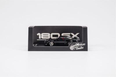 Micro Turbo 1:64 180SX TPYE X limited999 Metallic black
