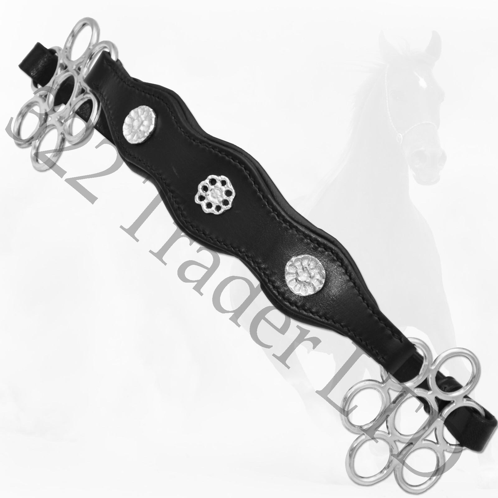 2023 Nouveaux Mèches En Acier Inoxydable Hackamore Bitless-laiton-cheval En Cuir - Foto 10