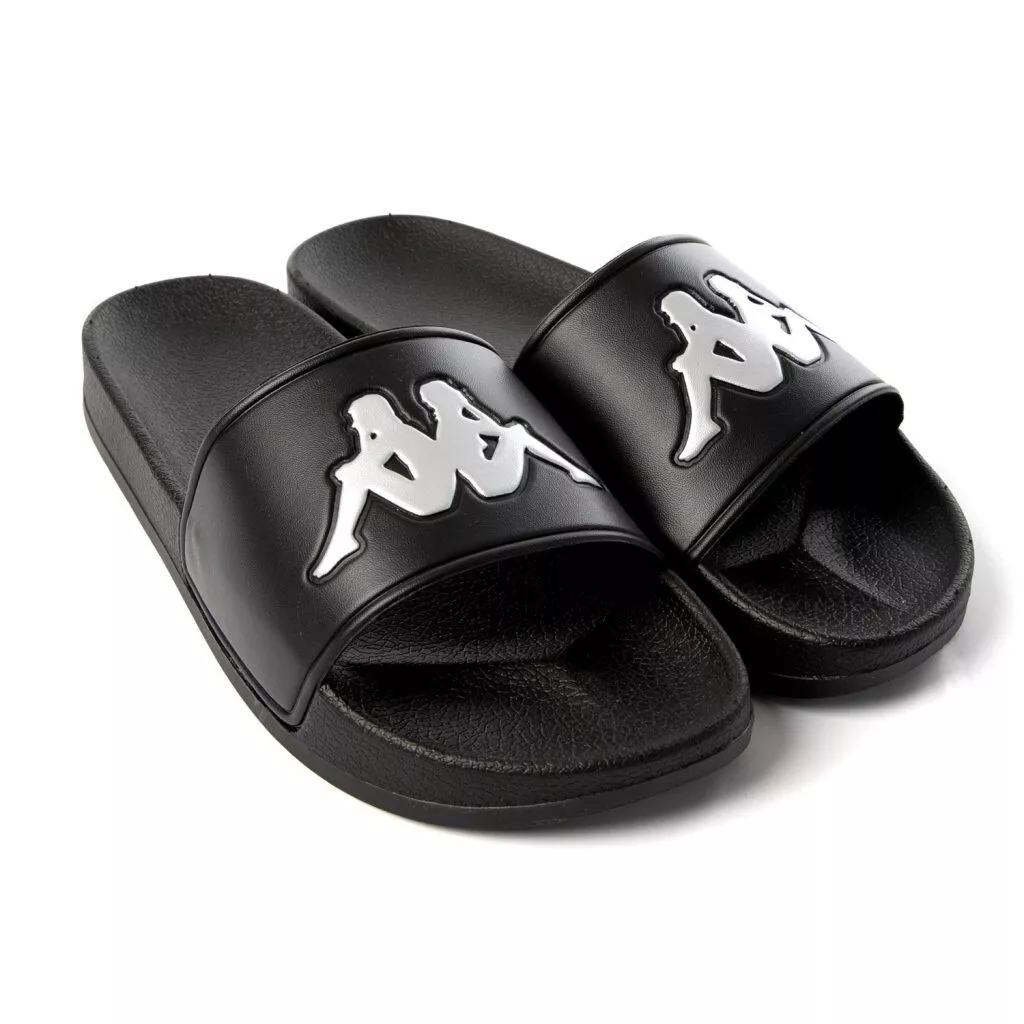 Kappa Slides Authentic Adam 2 Black White Men s Size 12 NWB eBay