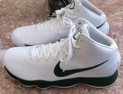 New Nike Hyperdunk 2017 Men s White Green Basketball Sneakers 942571-116 Size 18