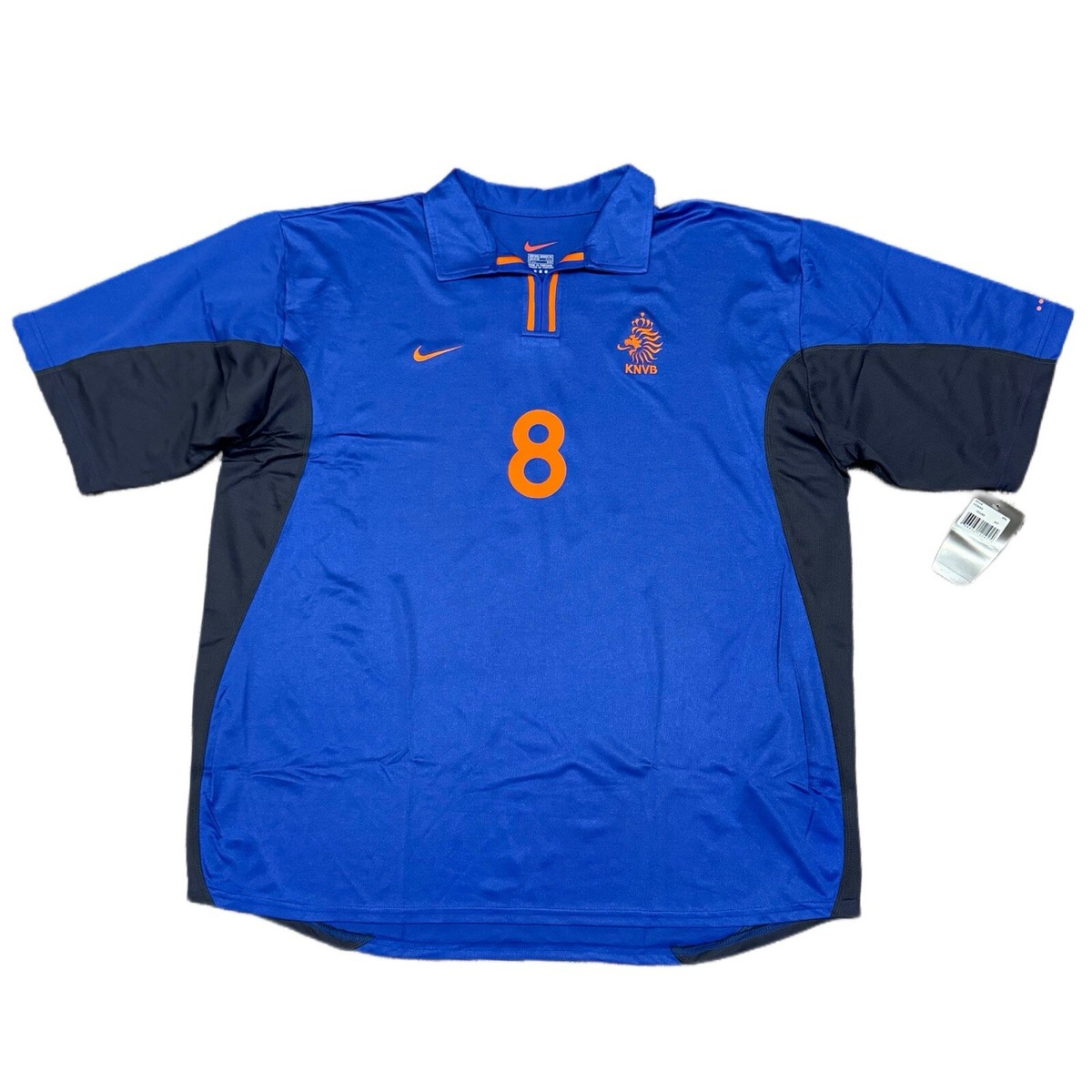 2000/01 Netherlands Away Jersey #8 DAVIDS 2XL Nike Holland Euro