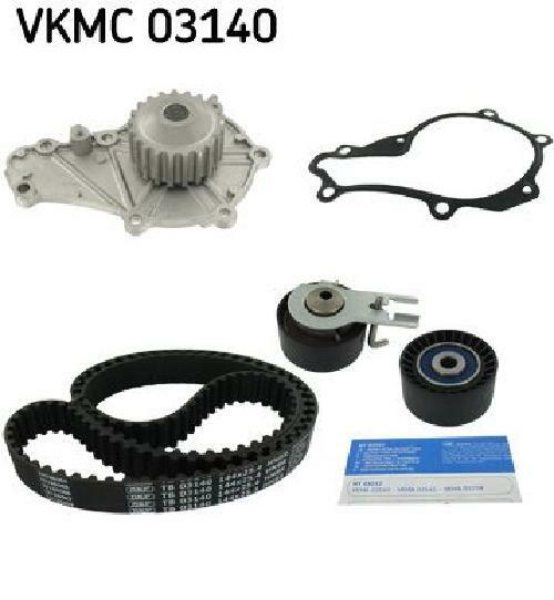 Original SKF Wasserpumpe + Zahnriemensatz Vkmc 03140 FüR CitroëN Ford Mazda-image