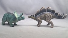 Kid Galaxy Stegosaurus Dino Dinosaur   Dinosaure Triceratops Plastique