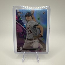 Casey Mize 2021 Topps Finest Rookie RC Purple /300 #73