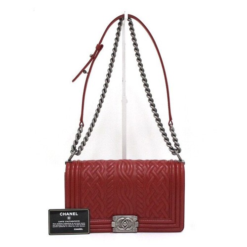 CHANEL Seasonal Limited Edition Medium Flap Shoulder Bag Silver Chain 152888967