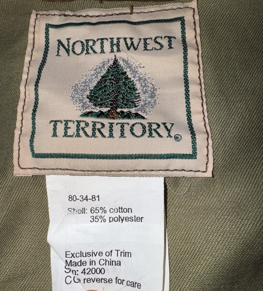 Chaleco de Caza Northwest Territory Para Hombres XL Verde Camuflaje Juego Bolsa Bolsillos Exterior Foto 4 de 4