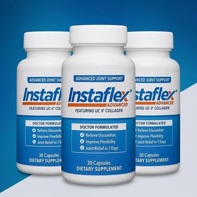 Pack of 3 Instaflex Advanced Joint Support Doctor Formulated 90 Capsules HONG