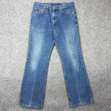 VTG Levi's Jeans Mens 34x30 Blue 517 Bootcut Faded Denim Pants Western Y2K