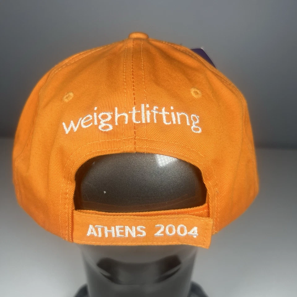 Athens 2004 Olympics Weightlifting Cap Hat New With Tags Official Product Greece - Image 3 of 4