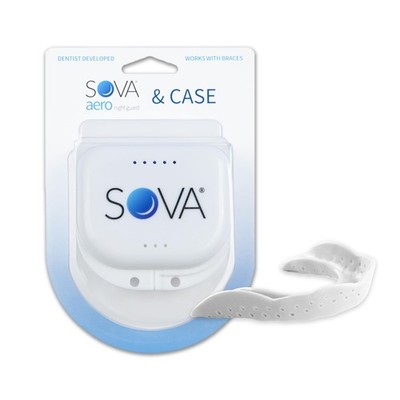 SOVA Aero Night Guard with Case - 1.6mm Thin - Custom-Molded Fit - Protects A...
