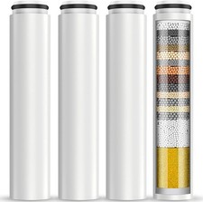 4 Pack Replacement Filters for Handheld Shower Head - Water Softener Filters